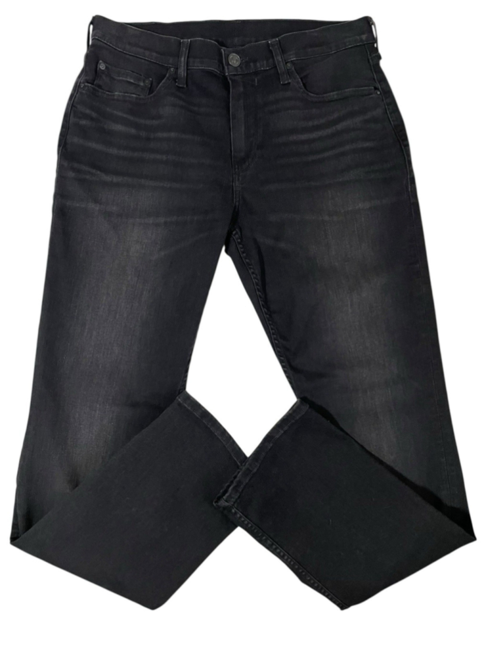 Paige Jeans Mens 34X34 Black Federal Slim Fit Straight Stretch Denim